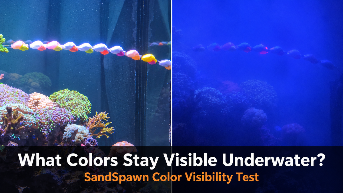 What Colors Stay Visible Underwater? We Put SandSpawn to the Test